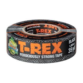 T-Rex 240998 Ferociously Strong Tape, 1.88 Inches x 35 Yards, Waterproof Backing, Dark Gunmetal Gray, Single Roll