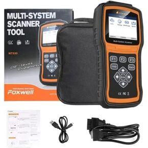 FOXWELL NT530 for Honda - All Systems, All Maintenance Service - Bidirectional Diagnostic Scan Tool OBD2 Scanner Automotive Code Reader ABS Bleed SRS Airbag SAS TPMS TPS EPB Oil Reset CKP