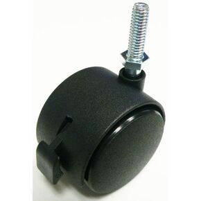 2" 50mm Caster, Locking, Brake, 1/4" - 20 x 1", 4 Pack, 90 lbs Raing Each