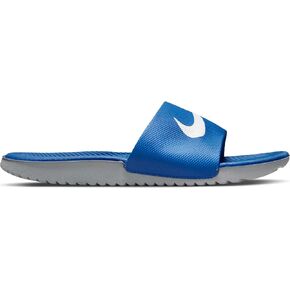 Nike Kawa Big Kid's Slides Hyper Cobalt/White 819352-400 (12 M US)
