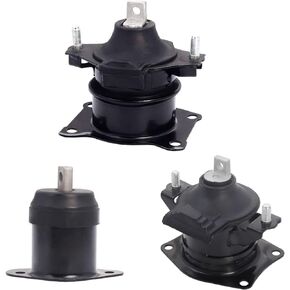 Engine Motor Mount Set Compatible with Honda 2003-2007 Accord 3.0L, Acura TL 2004-2008 V6 3.2L, TL 2007-2008 V6 3.5L, Automatic Transmission, Replacement for A4526HY A4517 A4527 Set of 3
