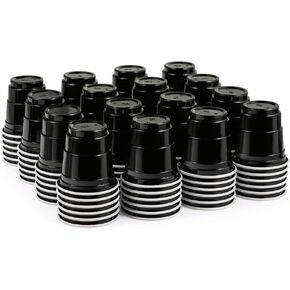 HAOZAN 100ct 2oz. Mini Red Shot Cups, Disposable and Small Size Perfect for Party, Tastings, Sample and More