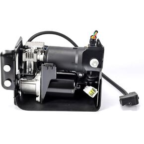 ENA Air Suspension Compressor Pump Compatible With Cadillac Chevrolet GMC 2001-2020 Escalade ESV EXT Suburban 1500 V8 6.2L 5.3L 6.0L 4.8L 5.7L Replacement For 15056494 15070878 15101577