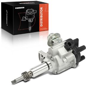 A-Premium Ignition Distributor with Cap and Rotor Compatible with Nissan H20 H20-II H20-2 K15 K25 TCM Forklift