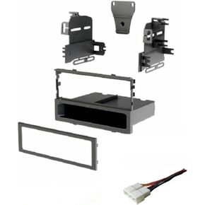 Single DIN Car Stereo Radio Install Kit and Wire Harness -Made for Honda: 1990-1997 Accord, 1997-1998 CR-V, 1995-1998 Odyssey, 1992-1998 Prelude