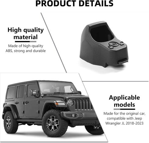 for JL Back Up Camera Cover Compatible with Jeep Wrangler JL 2018-2023 in Saudi Arabia