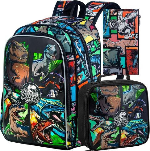 3PCS Football Backpack for Boys, 16'' Kids Soccer Bookbag with Lunch Box, Water Resistant School Backpacks for Preschool Elementary Kindergarten Travel in Saudi Arabia