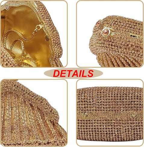 Novelty Crystal Clutch Coin Wallet Women Rhinestone Purse Sparkling Evening Bags for Wedding Party Prom Handbag(small house 1) in Saudi Arabia