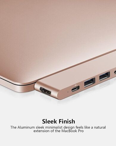 USB C Hub for MacBook Pro Air 13 15 inch M1 2022/2021-2018, MacBook Adapter with 4K HDMI, 100W PD, 40Gbps TB3 5K@60Hz, USB-C, 2 USB 3.0 and SD/Micro Card Readers in Saudi Arabia