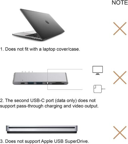 USB C Hub for MacBook Pro Air 13 15 inch M1 2022/2021-2018, MacBook Adapter with 4K HDMI, 100W PD, 40Gbps TB3 5K@60Hz, USB-C, 2 USB 3.0 and SD/Micro Card Readers in Saudi Arabia