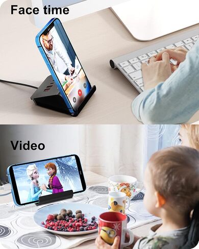 محطة شحن WUKUR USB C شاحن USB 45 وات 4 منافذ PD شاحن سريع لأجهزة iPhone 15/14/13/12 وiPad وSamsung Galaxy وGoogle Pixel وHTC وأجهزة متعددة in Kuwait