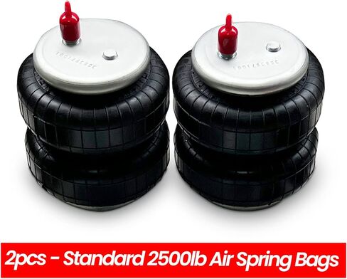 مجموعة تعليق أكياس الهواء الزنبركية من VIGOR متوافقة مع سيارة Toyota Tacoma 4WD وTacoma Prerunner 2WD موديل 2005-2023، ومجموعة نوابض مساعد الهواء الخلفي، بسعة تصل إلى 5000 رطل من سعة تسوية الحمل in Kuwait