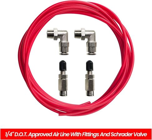 مجموعة تعليق أكياس الهواء الزنبركية من VIGOR متوافقة مع سيارة Toyota Tacoma 4WD وTacoma Prerunner 2WD موديل 2005-2023، ومجموعة نوابض مساعد الهواء الخلفي، بسعة تصل إلى 5000 رطل من سعة تسوية الحمل in Kuwait