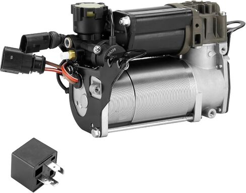 Air Suspension Compressor Pump with Relay Fits for AUDI A8 Quattro 2005-2010, Fits for S8 5.2L 2007-2010, Replace 4E0616007C, 4E0616007, 4E0616007A in Saudi Arabia