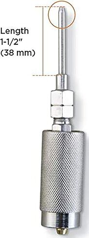 PROLUBE محول تركيب الشحوم المتري السريع، زاوية 90 درجة، طرف تشحيم بقطر 4.9 مم، أقصى ضغط 1000 رطل لكل بوصة مربعة، للاستخدام مع مسدسات الشحوم التي تعمل يدويًا (44922) in Saudi Arabia