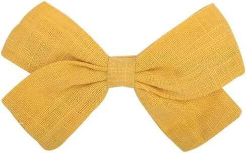 مشابك شعر للفتيات الصغيرات من بيتوني، 20 قطعة من مشابك الشعر المصنوعة يدويًا من الكتان، مشابك شعر على شكل تمساح، إكسسوارات للشعر للأطفال الصغار والرضع والفتيات في أزواج (لون عشوائي، 10 أزواج) in Kuwait