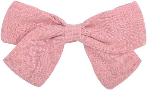 مشابك شعر للفتيات الصغيرات من بيتوني، 20 قطعة من مشابك الشعر المصنوعة يدويًا من الكتان، مشابك شعر على شكل تمساح، إكسسوارات للشعر للأطفال الصغار والرضع والفتيات في أزواج (لون عشوائي، 10 أزواج) in Kuwait