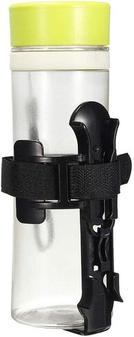 Bike Water Bottle Holder, Adjustable with Screws Bottle Holder Bicycle Rack Plastic Bicycle Accessories - Universal Bottle Cage(Black) in Saudi Arabia