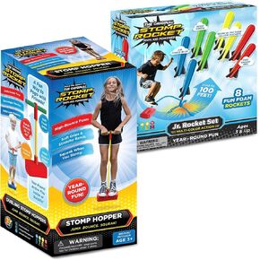 Stomp Rocket Stomp Hopper & STEM Toy Rocket Launcher for Kids - Outdoor Toy Bundle in Kuwait