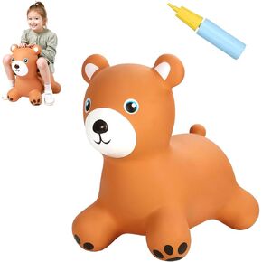 INPANY Bouncy Dog Hopper for 2-5 Kids, Gifts Toy for Kid, Pump Included in Kuwait