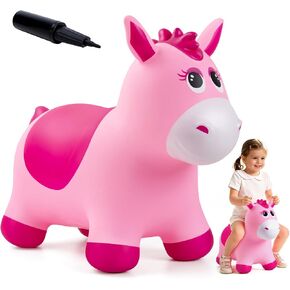 EVERICH TOY Bouncy Animal Horse Hopper for Toddlers 18M+, Ride-on Toy Gifts in Kuwait