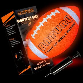 Glow in the Dark Football, Light Up Football, Junior NO 6 for Kids 8-12, in Kuwait