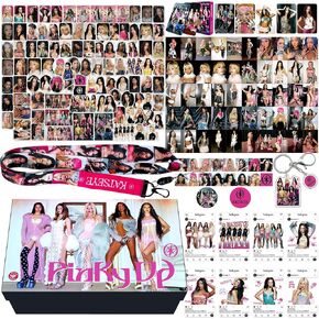 KPOPBTS KATS Gift Box Set,55 PCS Album Pinky Up Photocards Set, Lanyards, 100 PCS Stickers, Keychain, Kpop Gift Merch for EYE Boys and Girls in Kuwait