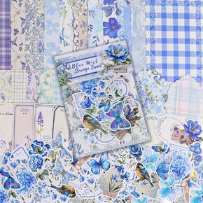 100pcs Floral Vintage Scrapbook Paper,Scrapbook Stickers,Junk Journal Paper in Saudi Arabia