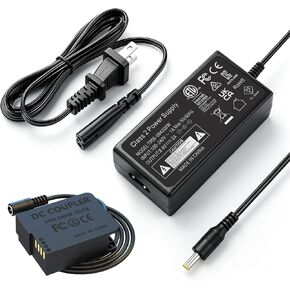 HY1C DMW-DCC11 Dummy Battery DC Coupler DMW-AC8 AC Power Adapter Kit for Panasonic Lumix DMC-GX7 GX85 GX80 G100 GF6 GX9 TX1 S6 ZS60 ZS70 ZS80 ZS100 ZS110 TZ100 LX100 II Cameras. in Kuwait