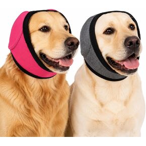 2Pcs Dog Ear Muffs Noise Protection, No Flap Ear Wraps for Dogs Hematoma in Saudi Arabia