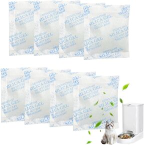 8 PCS Pet Food Desiccant Packs for Petlibro/Petkit/Pawsync Automatic Cat Feeder,Moisture-Proof & Fresh-Keeping, Individually Wrapped in Saudi Arabia
