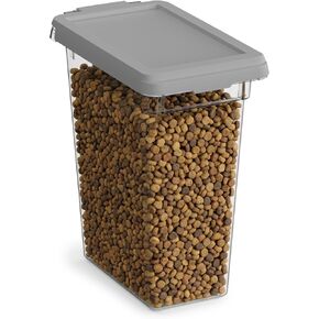 Mighty Tuff 20 lb Pet Food Storage Container with Airtight Lid, Clear in Kuwait