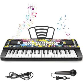 Kids Keyboard Piano, 37 Keys Electric Piano with Music Stand, Microphone in Saudi Arabia