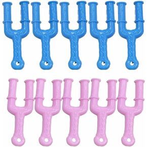 GOUBIANCEN 10 Pcs Y-Shaped Mini Loom Tool,Essential Rubberband Bracelet Making Kit, Professional Plastic Slingshot Hook for Rubber Band Bracelet and Necklace Crafting, DIY Jewelry Making Weaving Tool in Kuwait