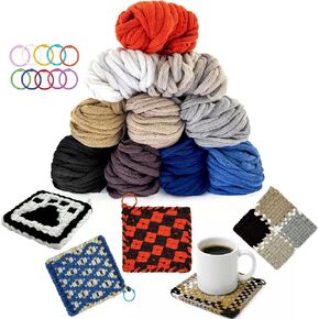 OYACH 10inch 440 Cotton Weaving Refill Loops Band,Makes 8pcs 8" Potholders in Kuwait