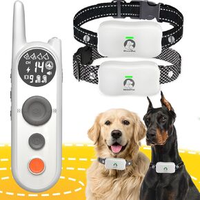 MIMOFPET Wireless Dog Fence for 2 Dogs - Multi-Mode Electric Dog Fence in Kuwait
