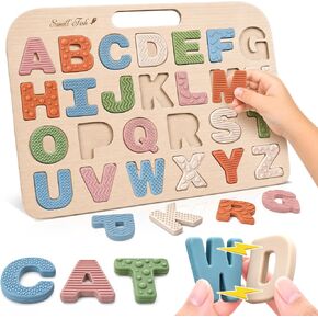 Sensory Silicone Alphabet Magnetic Letters 26 Uppercase ABC Fridge Magnets in Saudi Arabia