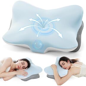 Ergonomic Memory Foam Cervical Pillow for Neck Pain Relief in Kuwait