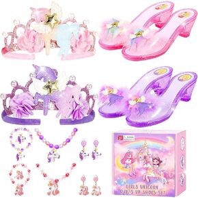 Princess Dress Up Shoes for Girls, Unicorn Toys for Girls Age 4-6 in Kuwait