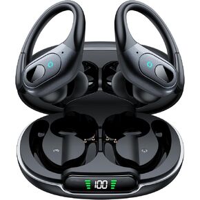 occiam Wireless Earbuds Bluetooth in-Ear Headphones with Microphones IPX7 Waterproof Ear Buds with LED Power Display Charging Case 64H Playback Time Earphones for Office Sports in Saudi Arabia