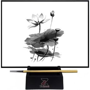 Mini Zen Buddha Water Painting Board – Relaxing Water Drawing Art Set for Meditation Mindfulness Practice & Creativity Art Gift with Natural Brush & Stand for Artists Adults Kids in Saudi Arabia