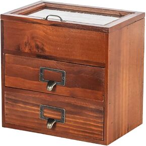 PRIMO SUPPLY Expandable Sewing Box - Seamstress Wooden Box for Thread Spools Storage - Sewing Kit Storage Box w/Handle - Wooden Sewing Basket for Embroidery Kits, Quilting Supplies, Cross Stitch Kits in Saudi Arabia