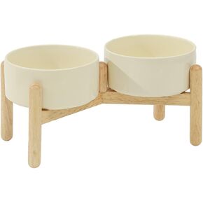 Havniva Ceramic Dog Bowls Elevated, Raised Dog Food Bowl for Small Dogs in Kuwait