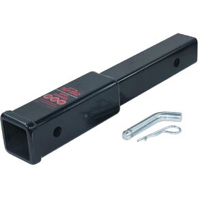TOPTOW Trailer Hitch Extender, 12 in Extension Length, 2 X 2 Receiver Tube Openning, Fits for 2 inch Receiver, 3500lbs, with 5/8 inch Hitch Pin and Clip in Saudi Arabia