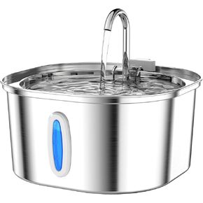 PEKTACO Cat Water Fountain, 3.2L/108oz Stainless Steel Pet Water Fountain in Saudi Arabia