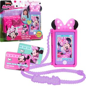 Disney Junior Minnie Mouse Chat with Me Pretend Play Cell Phone Set, Lights and Sounds, Kids Toys for Ages 3 Up by Just Play in Kuwait