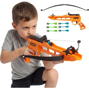New Bounce Bullseye Crossbow Game – Kids Target Shooting Toy with 6 Suction Darts, Indoor & Outdoor Archery Fun, Improves Focus & Coordination, 1-2 Player Game, Ages 3+ STEM Skill-Building Toy in Kuwait