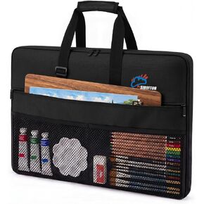 SIRUITON 24"x 36" Light Weight Art Portfolio Tote Bag, Thick 600D Oxford in Kuwait