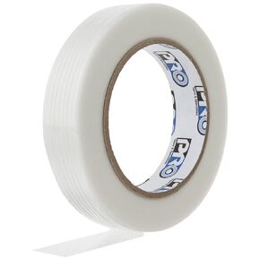 ProTapes Pro 180 Synthetic Rubber Economy Filament Reinforced Strapping Tape with Polypropylene Backing, 60 yds Length x 2" Width (Pack of 24) in Saudi Arabia