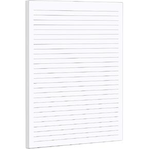 321Done Ruled Notepad (8.5" x 11") College-Ruled Line Spacing, 50 Sheets, Large Letter Size Glued Edge Notepad, Tear Off, Planning Memo Pad, Made in USA - Unisex Minimalist Simple Lined in Saudi Arabia